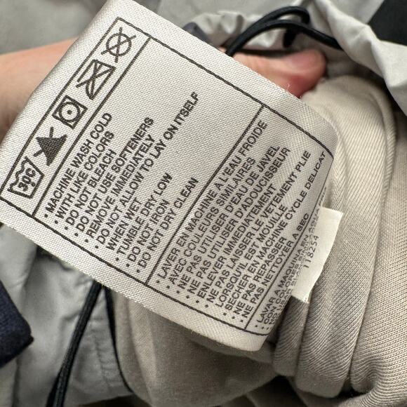 Nike Track Jacket Mens Large Black Gray White Full Zip + Pockets Active Vintage - Picture 7 of 8